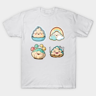 Cute happy kawaii dumpling T-Shirt